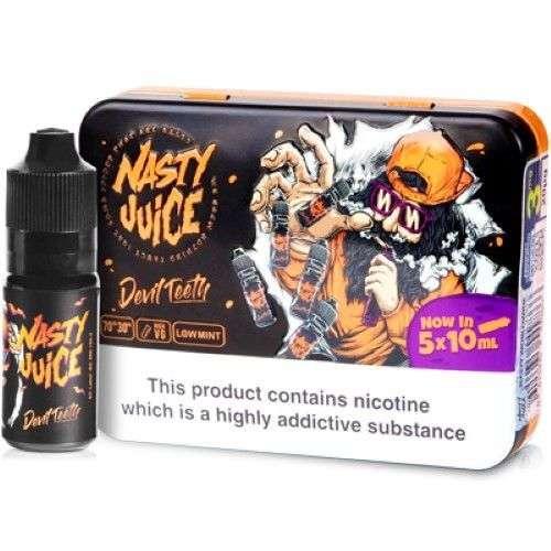 Product Image of Nasty Juice E Liquid - Devil Teeth - 5 x 10ml