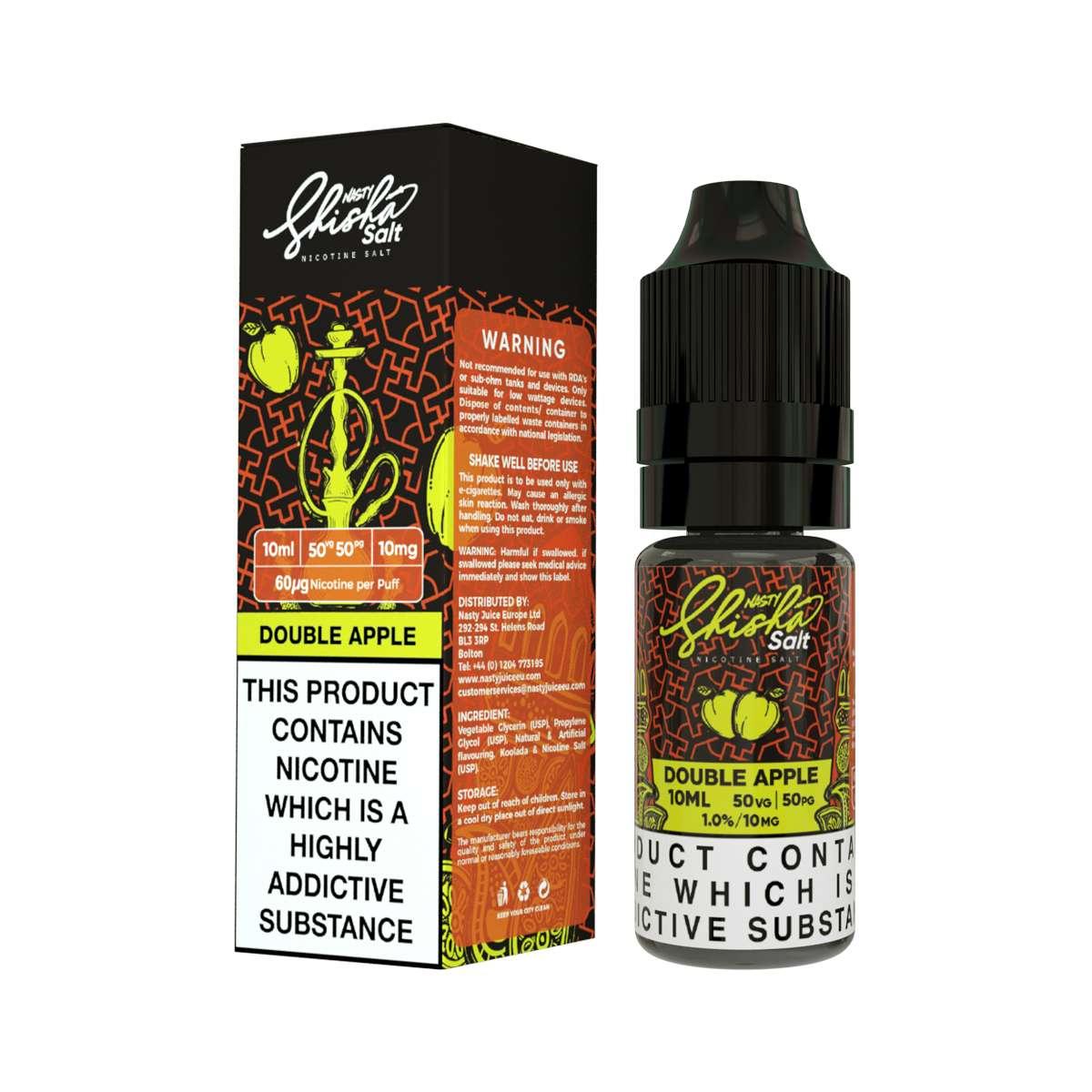 Product Image of Double Apple Nic Salt E-Liquid by Nasty Juice 10ml