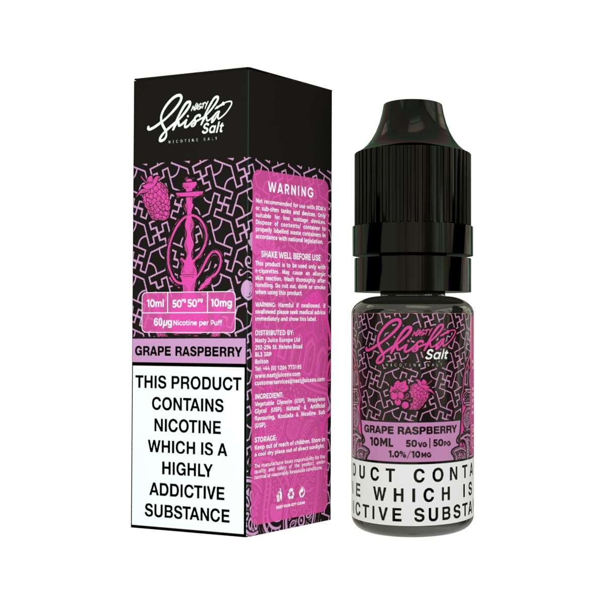 Product Image of Raspberry Nic Salt E-Liquid by Nasty Juice 10ml