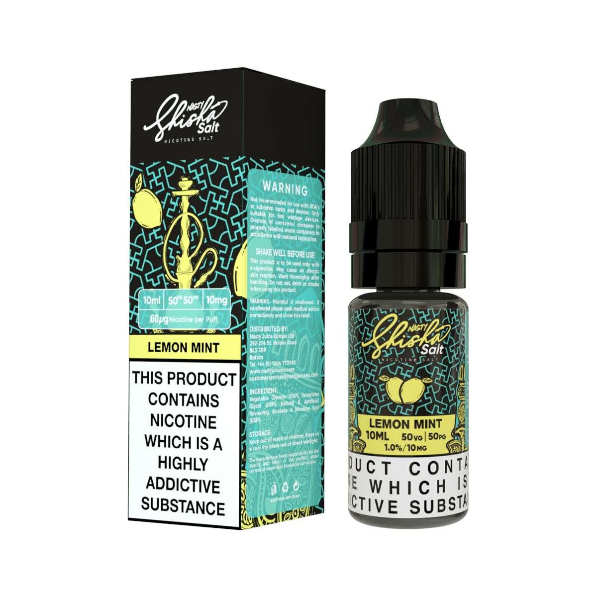 Product Image of Lemon Mint Nic Salt E-Liquid by Nasty Juice 10ml