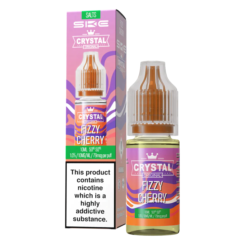 Product Image of Fizzy Cherry Nic Salt E-Liquid by SKE Crystal Original 10ml