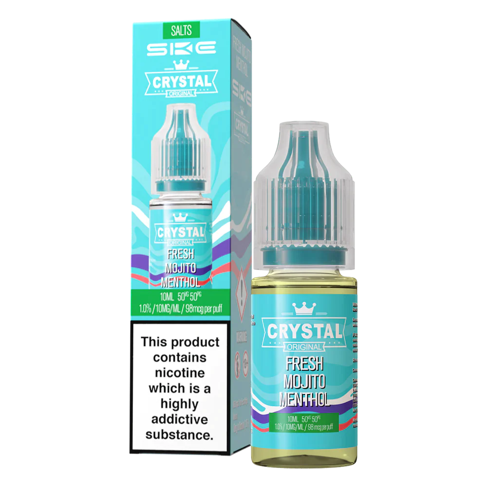 Product Image of Fresh Mojito Menthol Nic Salt E-Liquid by SKE Crystal Original 10ml