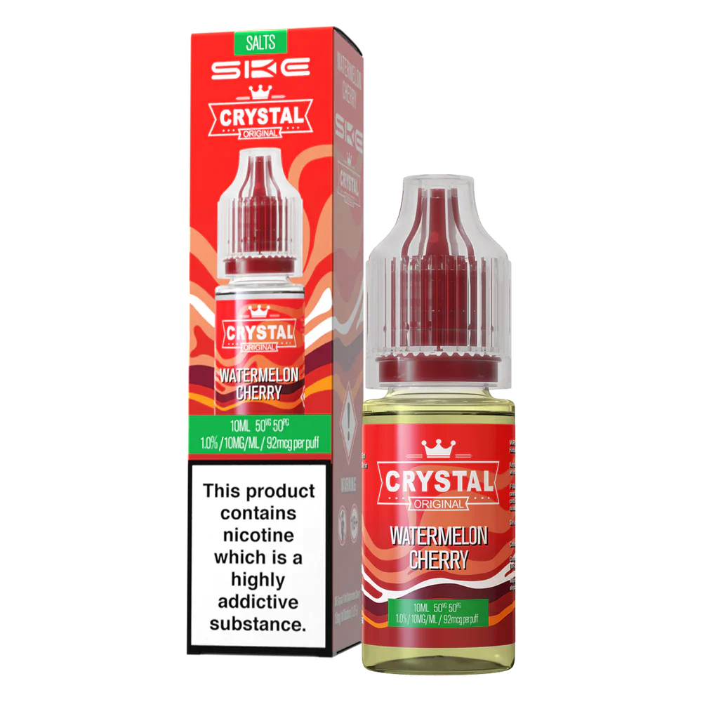 Product Image of Watermelon Cherry Nic Salt E-Liquid by SKE Crystal Original 10ml