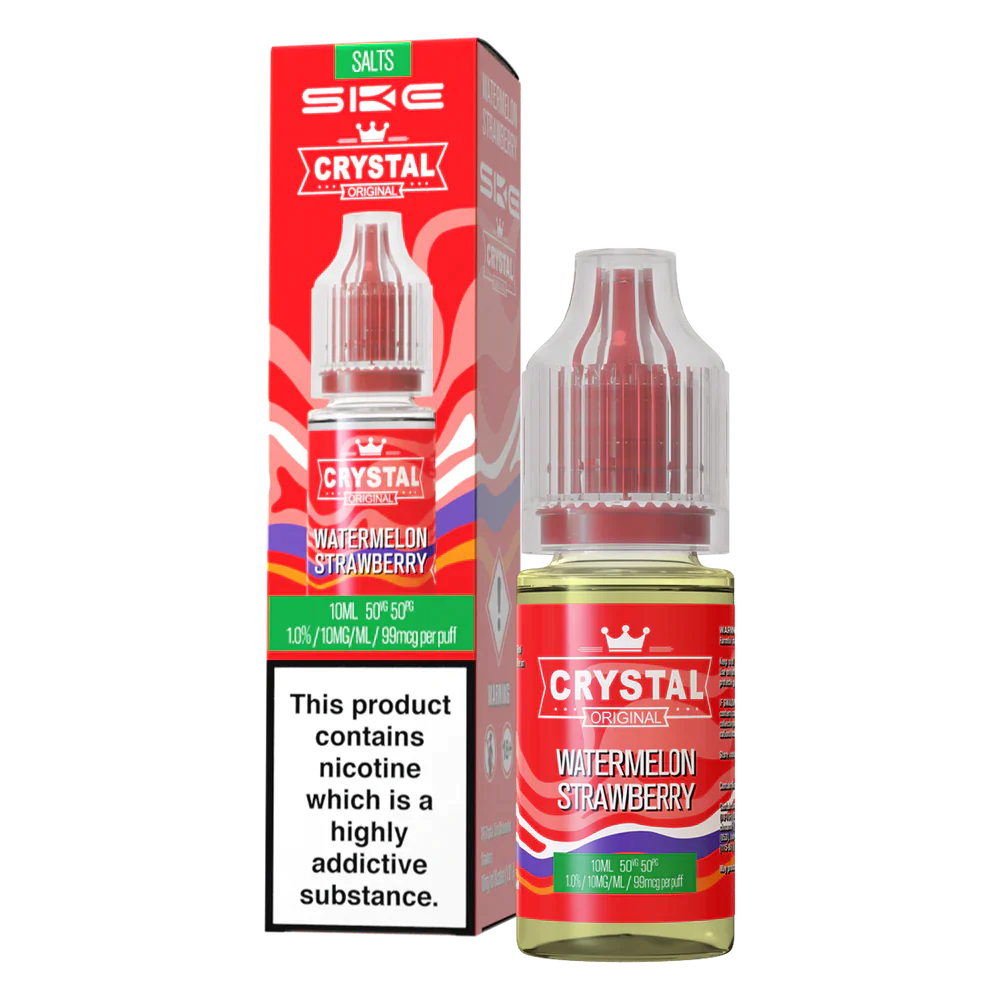 Product Image of Watermelon Strawberry Nic Salt E-Liquid by SKE Crystal Original 10ml