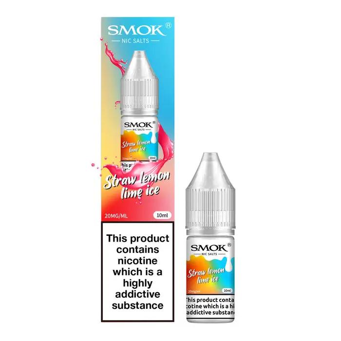 Product Image of Straw Lemon Lime Ice Nic Salt E-Liquid by Smok 10ml