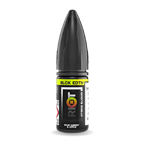 Product Image of Sour Cherry & Apple Nic Salt E-Liquid by Riot Squad Black Edition 10ml