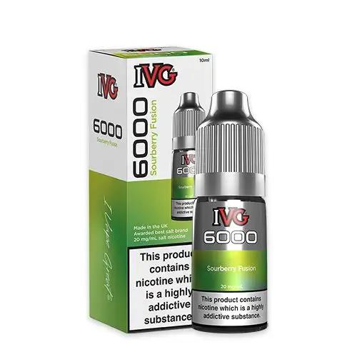 Product Image of Sour Berry Fusion Nic Salt E-Liquid by IVG 6000 Bar Salts 10ml