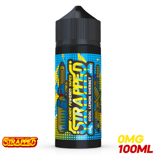 Product Image of Strapped E Liquid - Cool Lemon Sherbet - 100ml