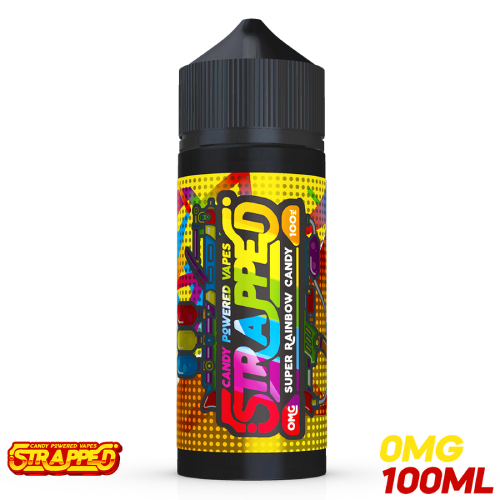 Product Image of Strapped E Liquid - Super Rainbow Candy - 100ml