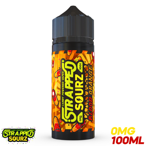 Product Image of Strapped Sourz E Liquid - Blood Orange - 100ml