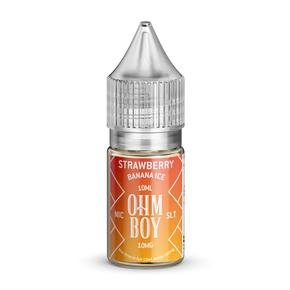 Product Image of Strawberry Banana Ice Nic Salt E-Liquid by Ohm Boy 10ml