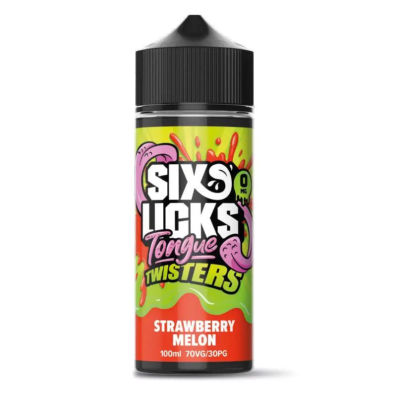 Product Image of Six Licks Tongue Twisters Eliquid - Strawberry Melon - 100ml