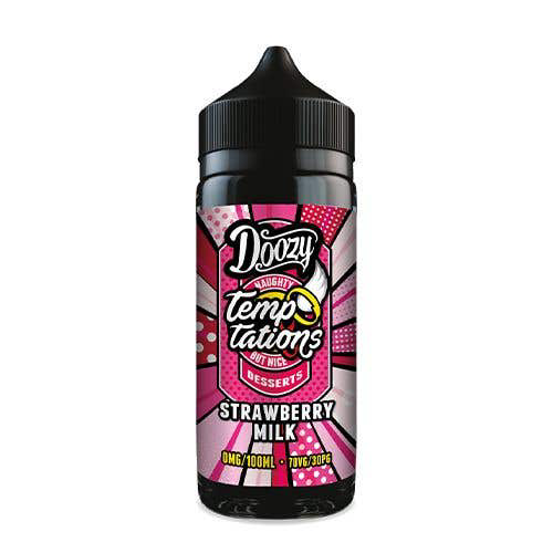 Product Image of Doozy Temptations E Liquid - Strawberry Milk - 100ml