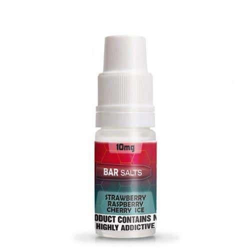 Product Image of Strawberry Raspberry Cherry Ice Nic Salt E-Liquid by Bar Salts 10ml