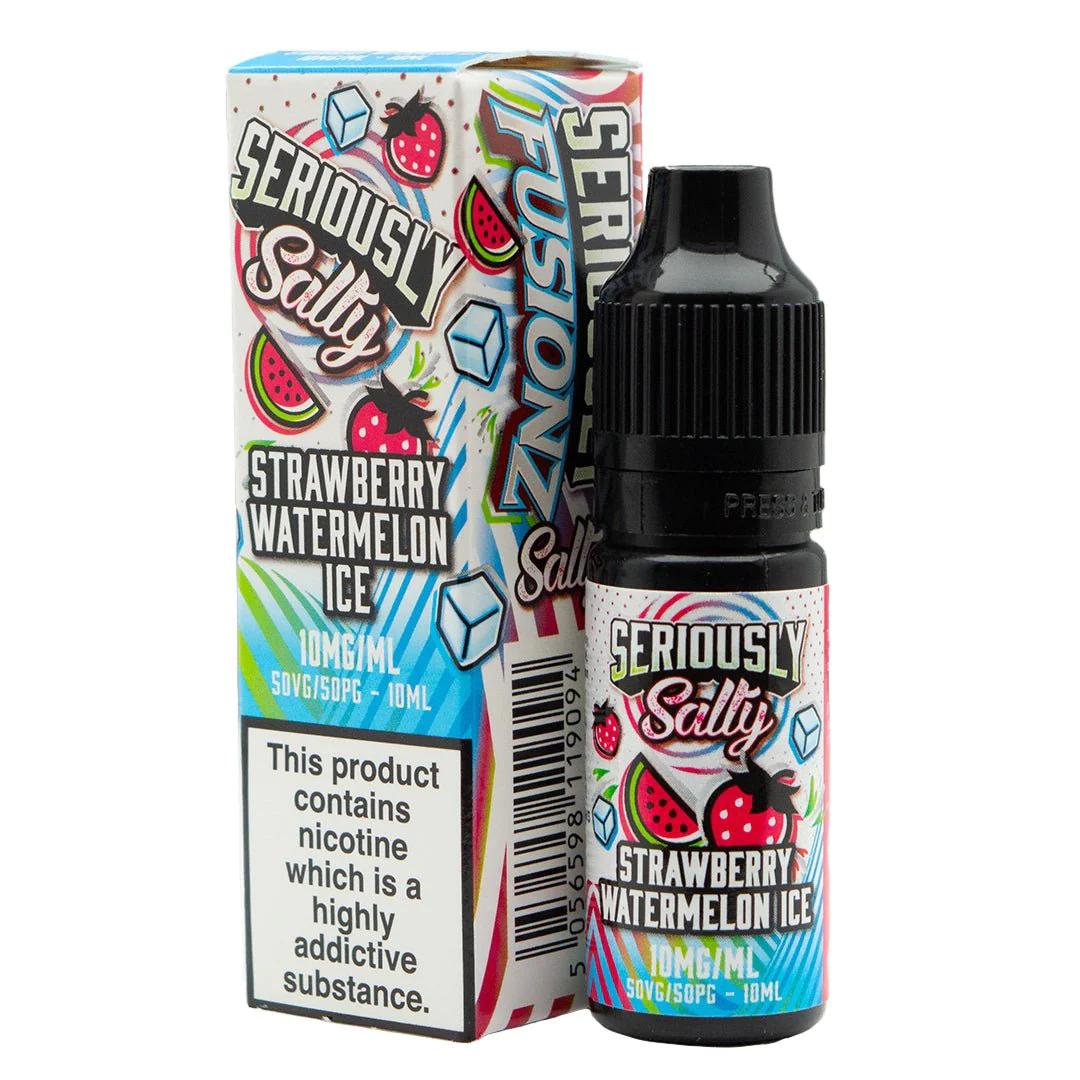 Product Image of Strawberry Watermelon Ice Nic Salt E-Liquid by Doozy Fusionz Salts 10ml