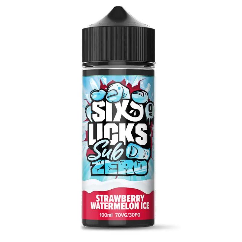 Product Image of Six Licks Sub Zero Eliquid - Strawberry Watermelon Ice - 100ml