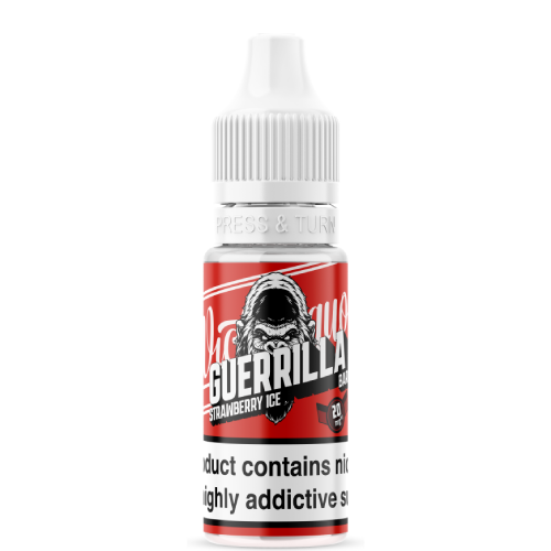 Product Image of Strawberry Ice Nic Salt E-Liquid by Wick Liquor Guerilla Bar 10ml