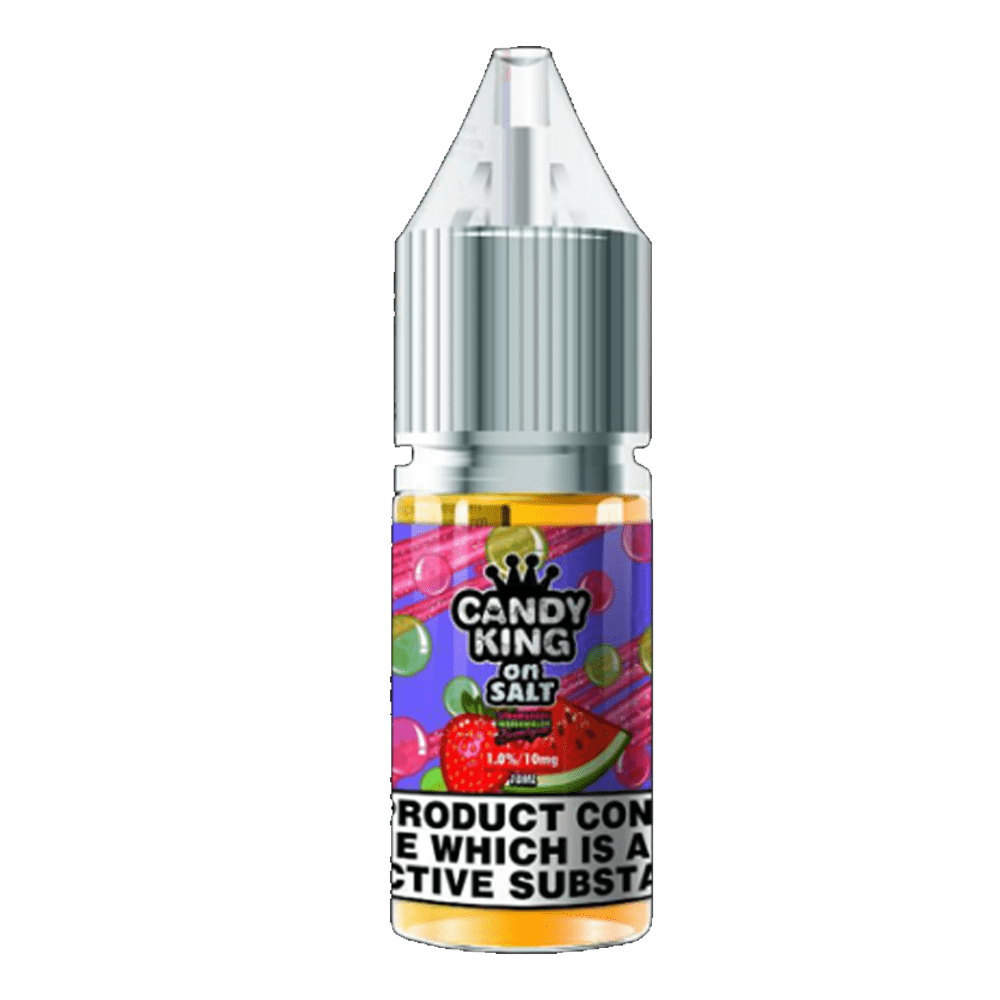 Product Image of Strawberry Watermelon Bubblegum Nic Salt E-Liquid by Candy King on Salt 10ml