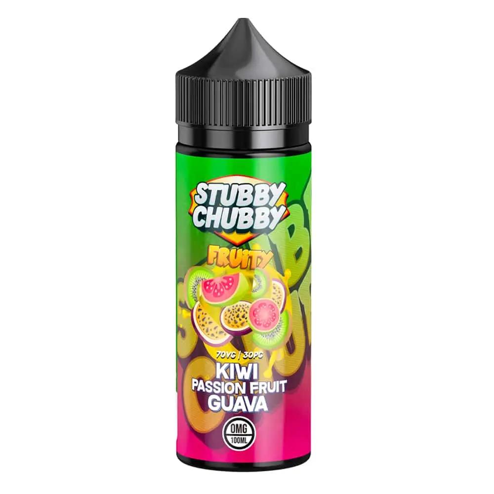 Product Image of Kiwi Passion Fruit Guava Shortfill E-liquid by Stubby Chubby 100ml