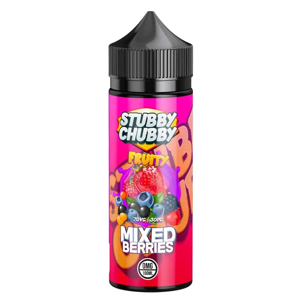 Product Image of Mixed Berries Shortfill E-liquid by Stubby Chubby 100ml