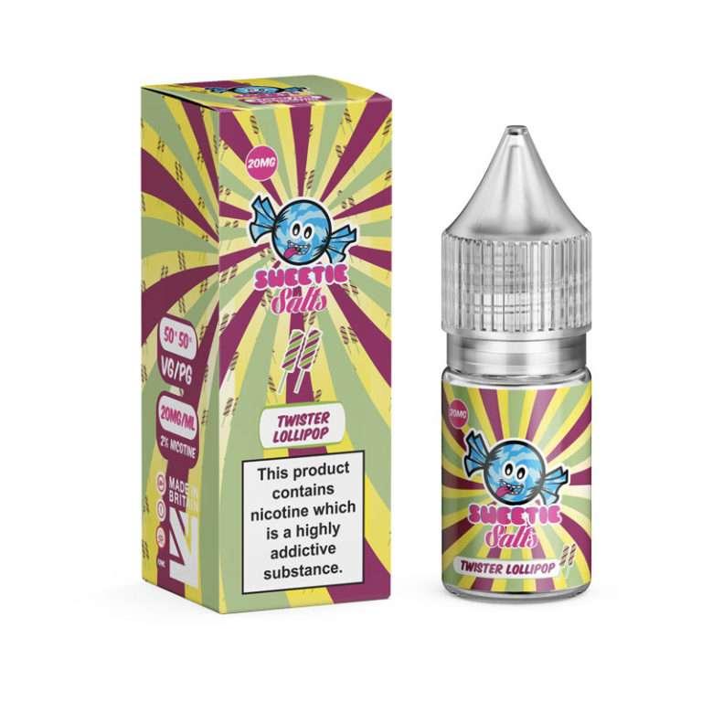 Product Image of Twister Lollipop Nic Salt E-liquid by Slushie Salts 10ml