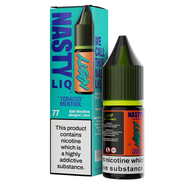 Product Image of Tobacco Menthol Nic Salt E-Liquid by Nasty Liq Salts 10ml