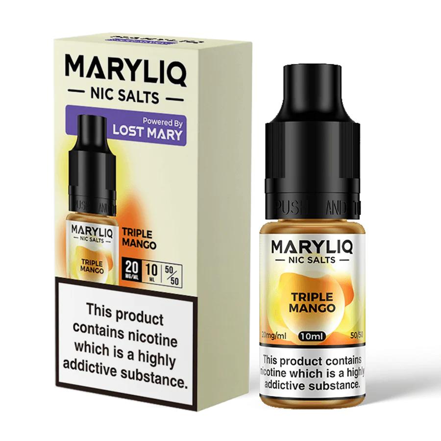 Product Image of Triple Mango Nic Salt E-Liquid by Lost Mary Maryliq Salts 10ml