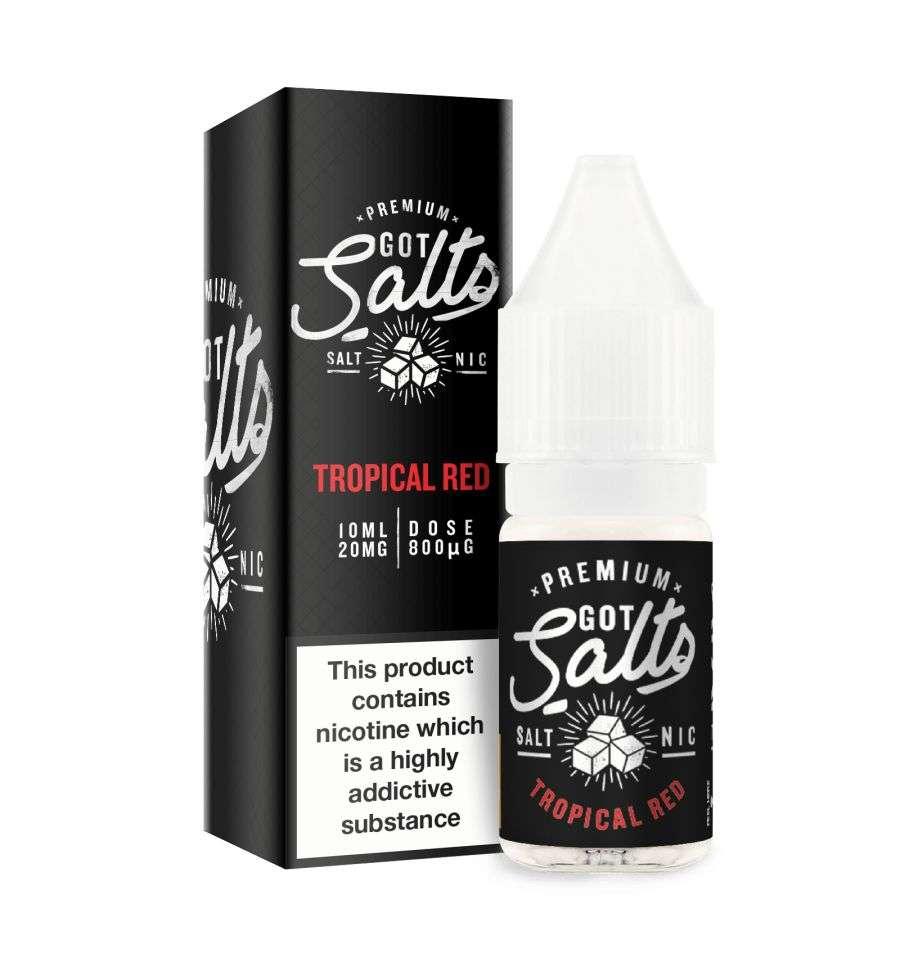 Product Image of Tropical Red Nic Salt E-Liquid by Got Salts 10ml