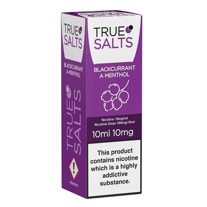 Product Image of Blackcurrant A Menthol Nic Salt E-Liquid by True Salts 10ml