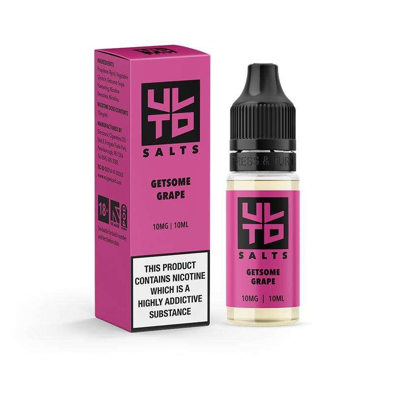 Product Image of Getsome Grape Nic Salt E-Liquid by ULTD Salts 10ml