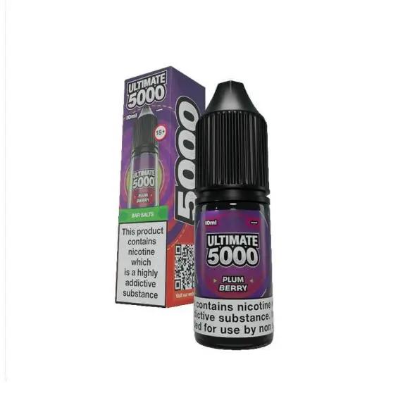 Product Image of Plum Berry Nic Salt Eliquid by Ultimate Bar 5000 10ml