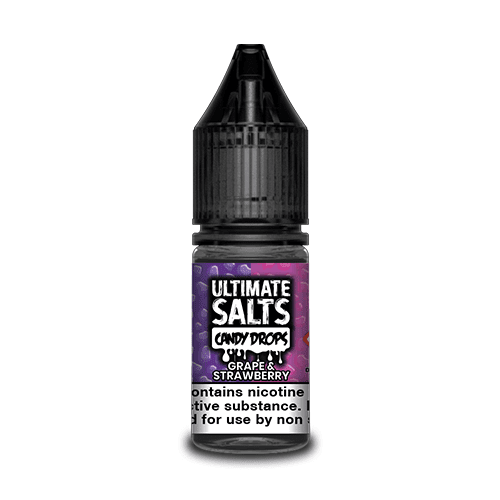 Product Image of Grape and Strawberry Candy Drops Nic Salt E-Liquid Ultimate Salts 10ml