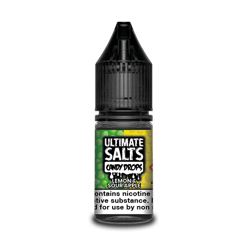 Product Image of Lemon and Sour Apple Candy Drops Nic Salt E-Liquid Ultimate Salts 10ml