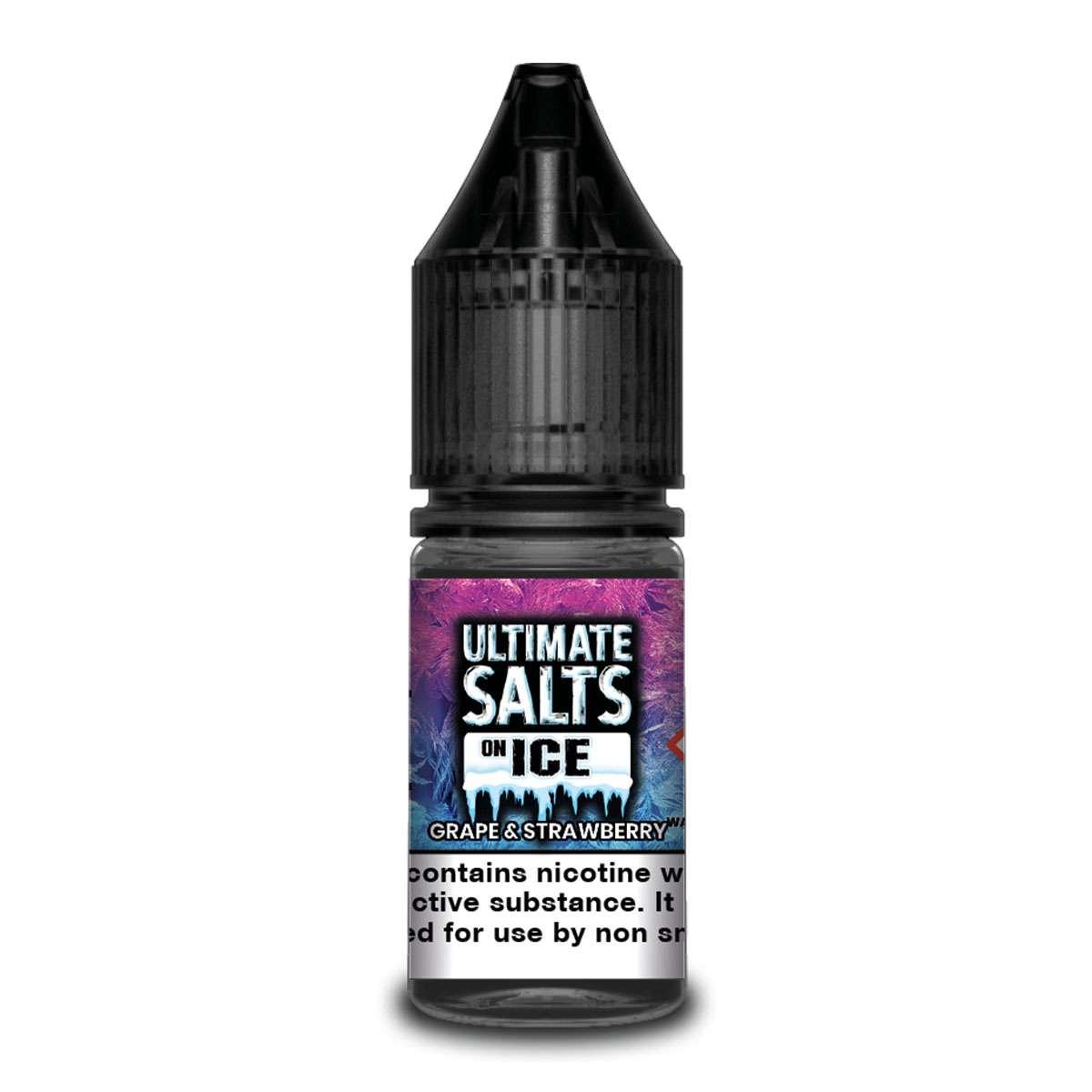 Product Image of Grape And Strawberry On Ice Nic Salt E-Liquid by Ultimate Salts 10ml