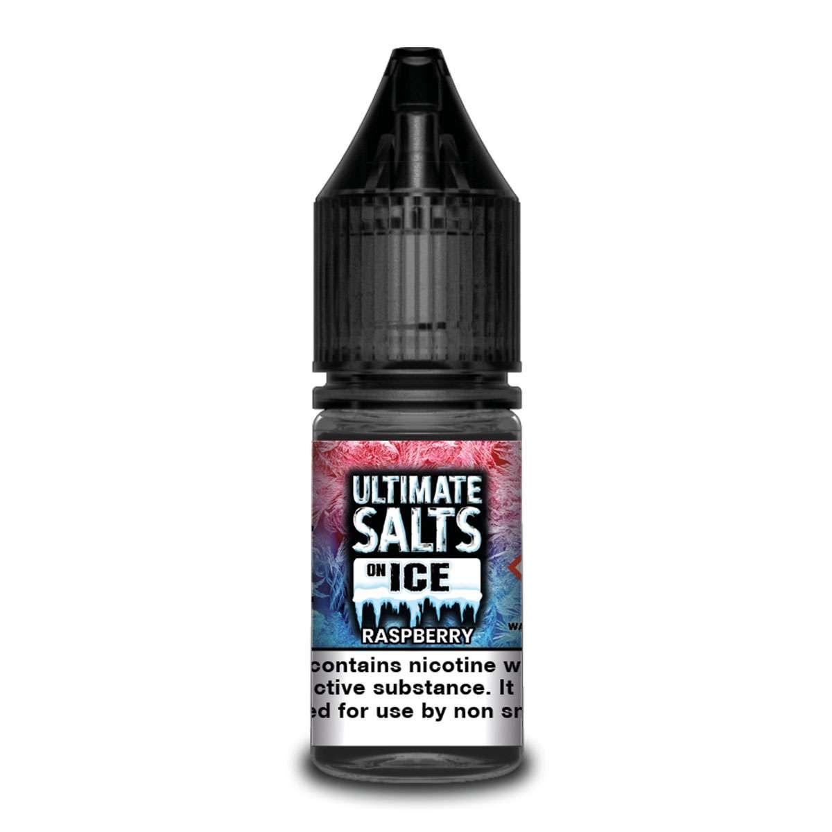 Product Image of Raspberry On Ice Nic Salt E-Liquid by Ultimate Salts 10ml