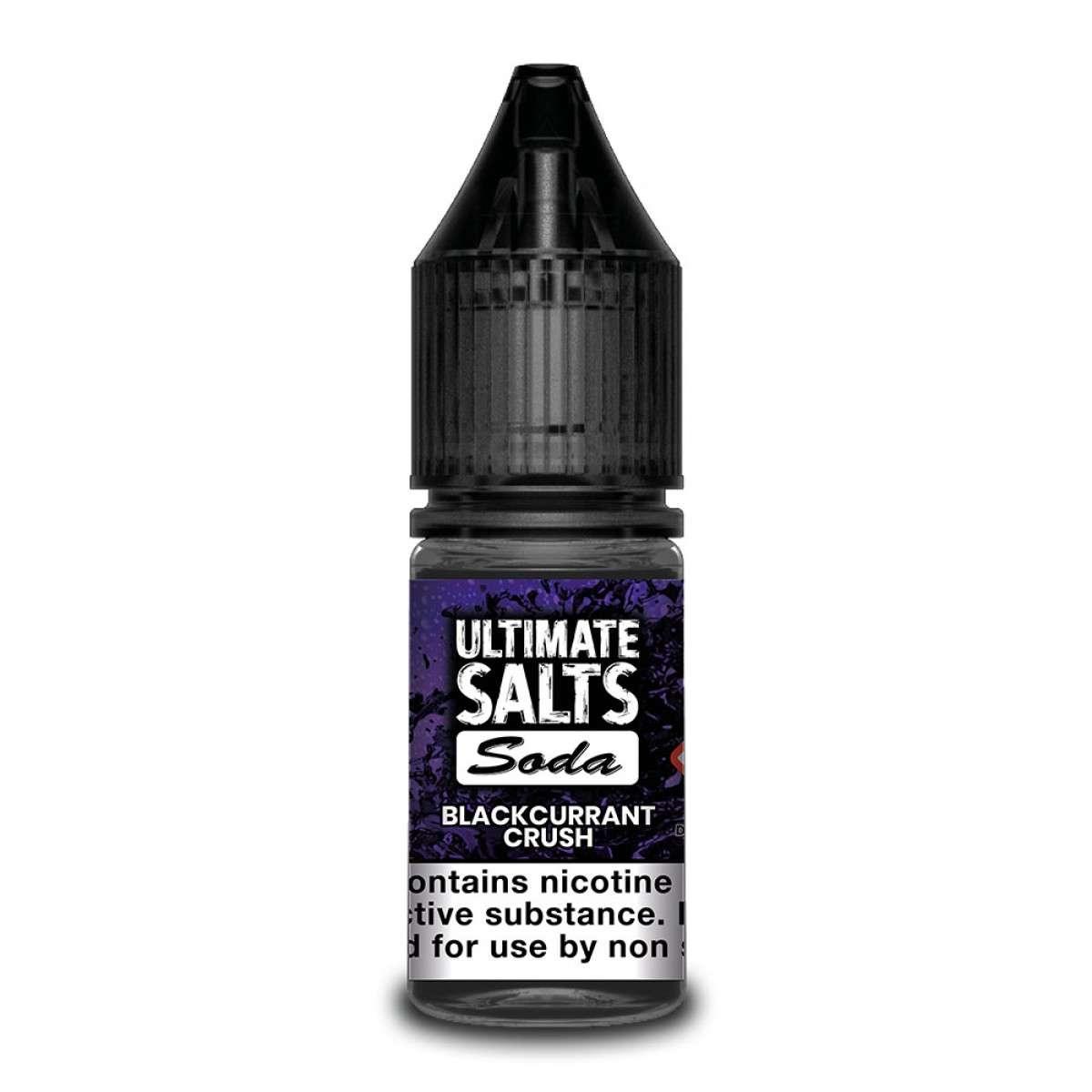 Product Image of Blackcurrant Crush Soda Nic Salt E-Liquid by Ultimate Salts 10ml