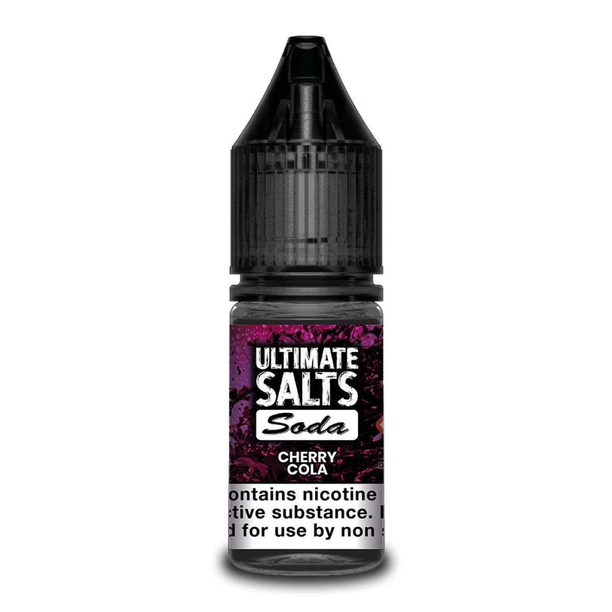 Product Image of Cherry Cola Soda Nic Salt E-Liquid by Ultimate Salts 10ml