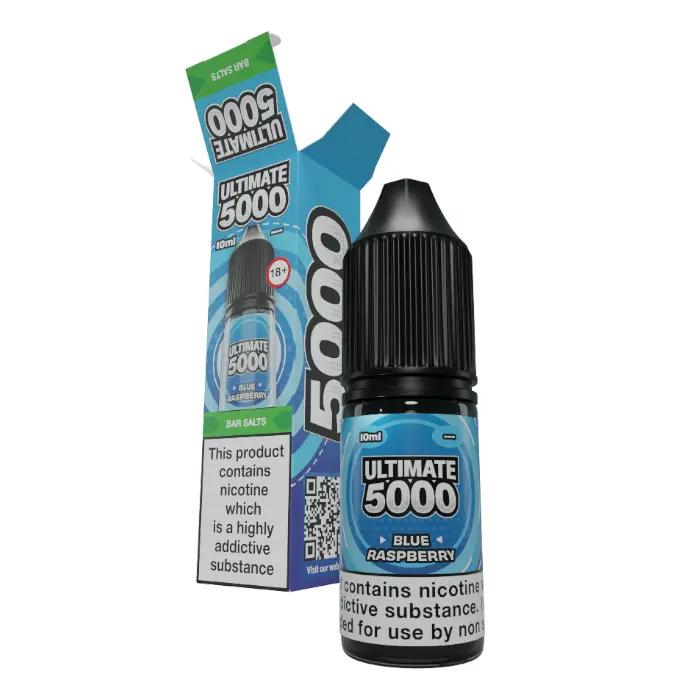 Product Image of Blue Raspberry Nic Salt Eliquid by Ultimate Bar 5000 10ml