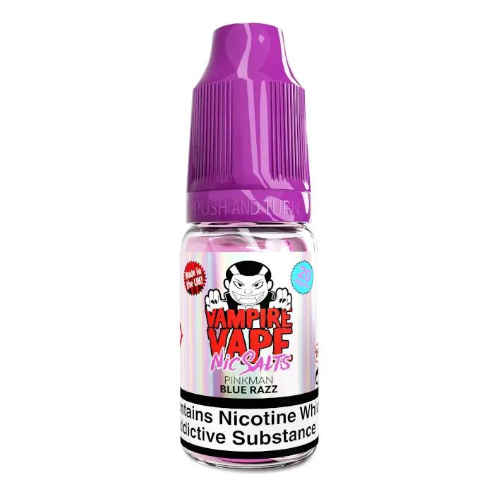 Product Image of Pinkman Blue Razz Nic Salt E-Liquid by Vampire Vape 10ml