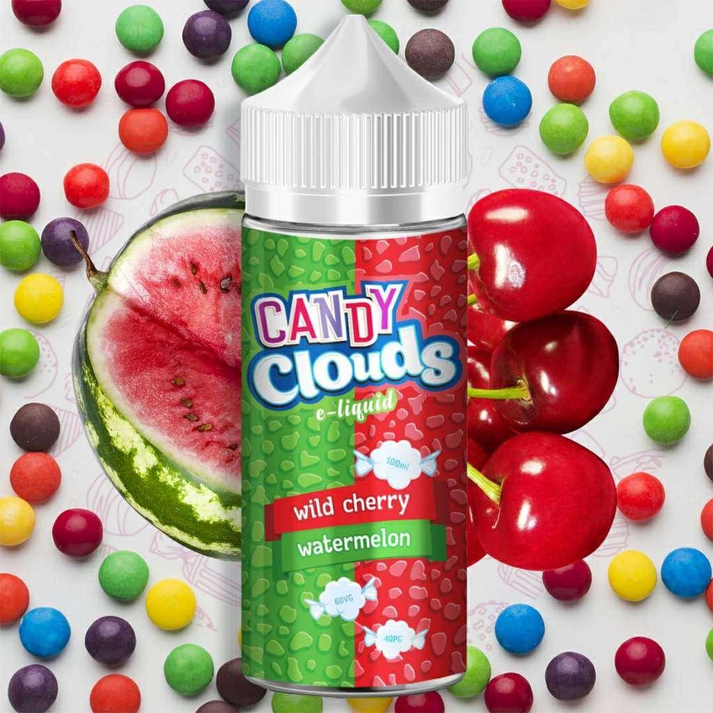 Product Image of Candy Clouds E liquid - Wild Cherry Watermelon - 100ml