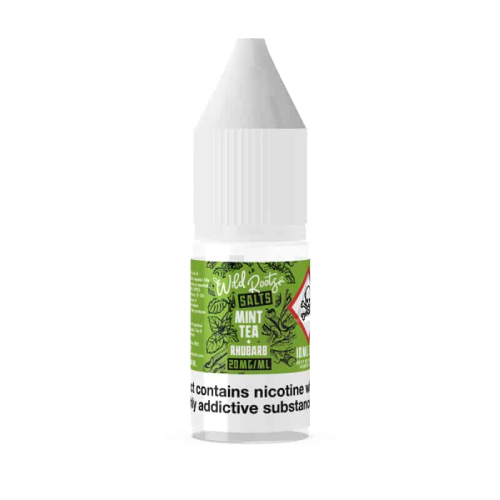 Product Image of Mint Tea + Rhubarb Nic Salt E-Liquid by Wild Roots 10ml