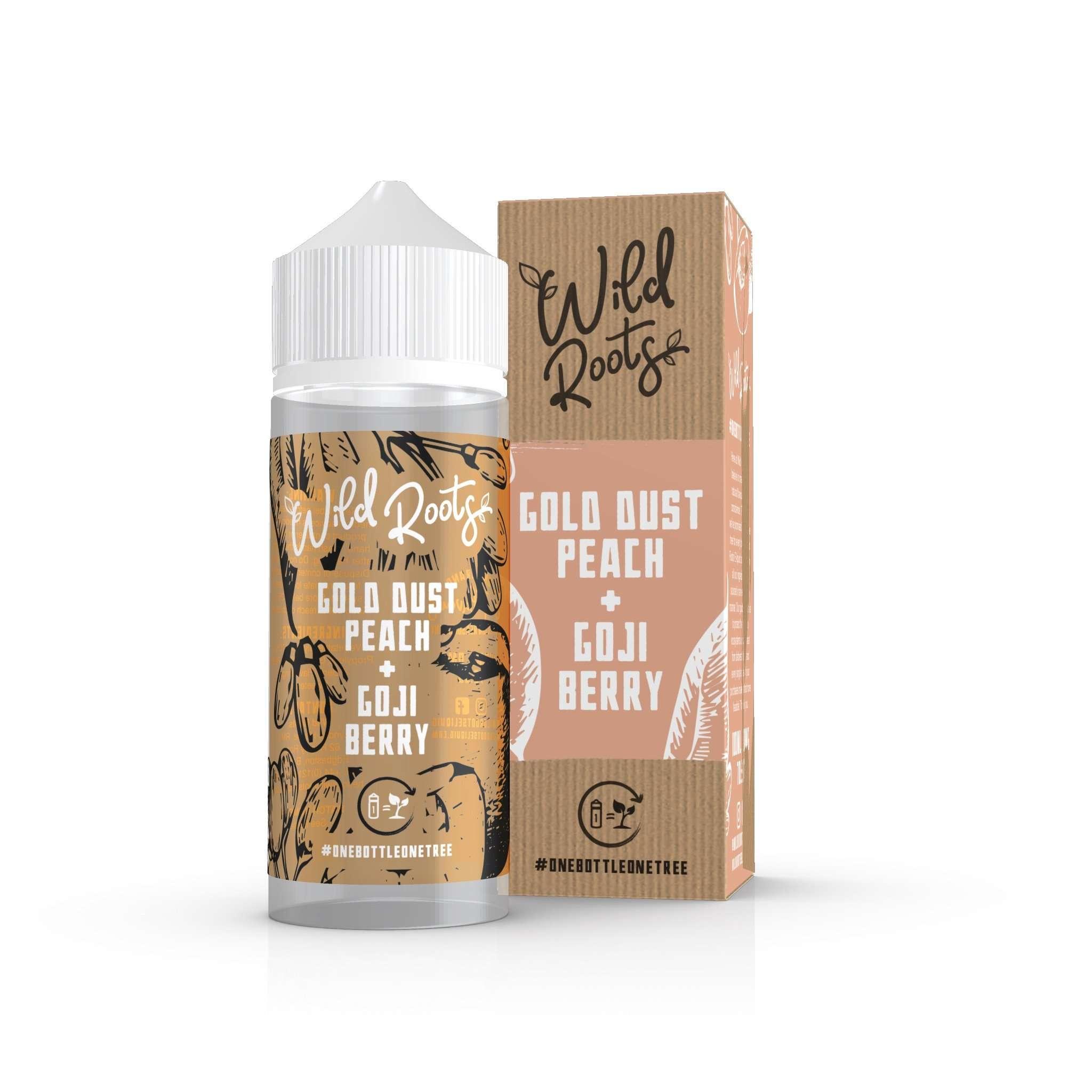 Product Image of Wild Roots E Liquid - Gold Dust Peach & Goji Berry - 100ml