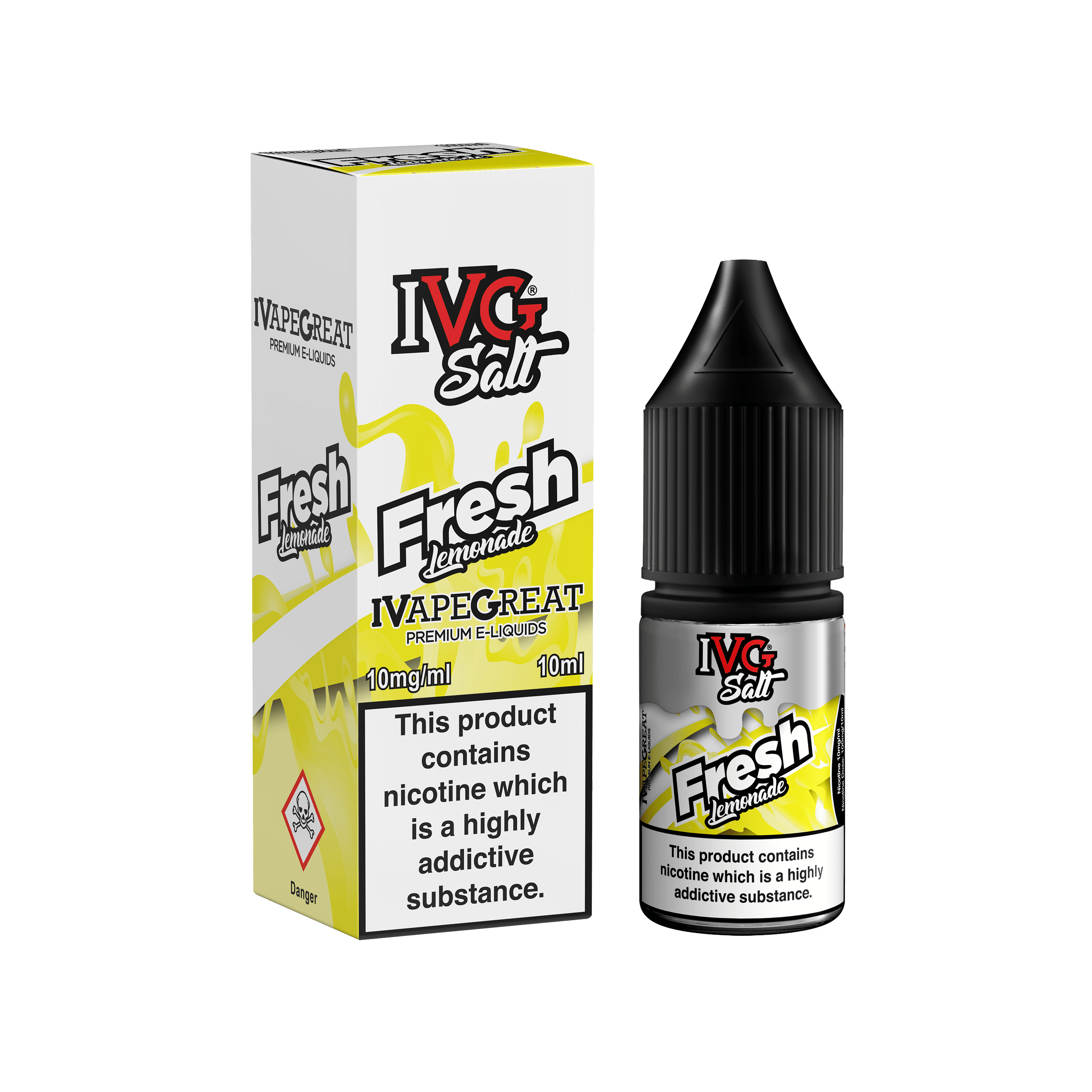 Product Image of Fresh Lemonade Nic Salt E-Liquid By IVG 10ml