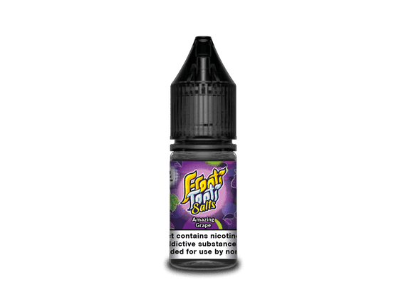 Product Image of Amazing Grape Nic Salt E-Liquid bY Frooti Tooti Salts 10ml