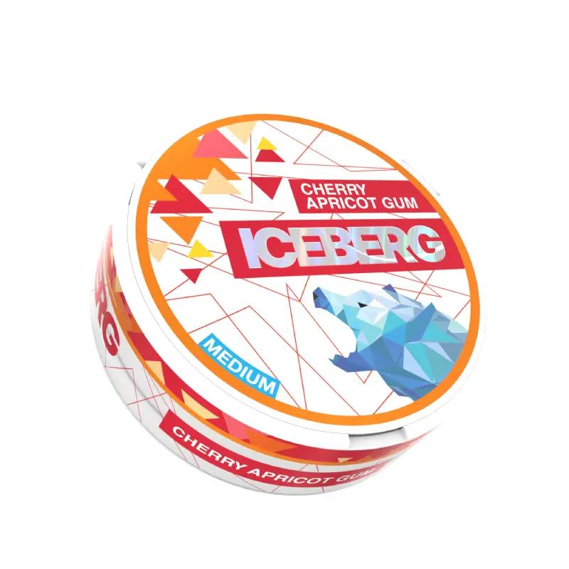 Product Image of Cherry Apricot Gum Nicotine Pouches Light by Ice Berg 20mg/g