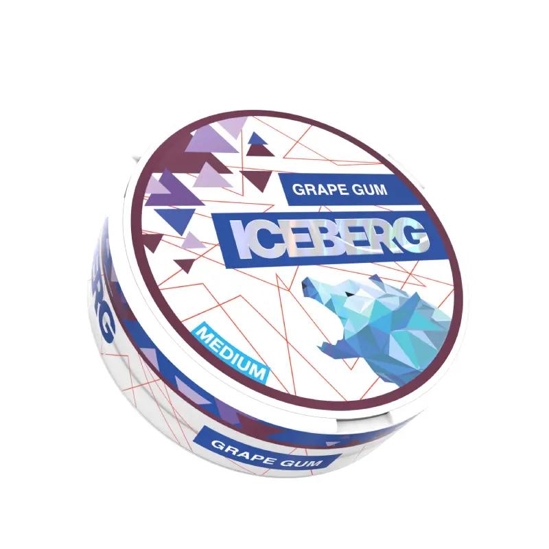 Product Image of Grape Gum Nicotine Pouches Light by Ice Berg 20mg/g