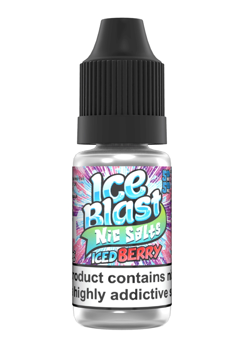 Product Image of Iced Berry Nic Salts E-liquid By Ice Blast Salts 10ml