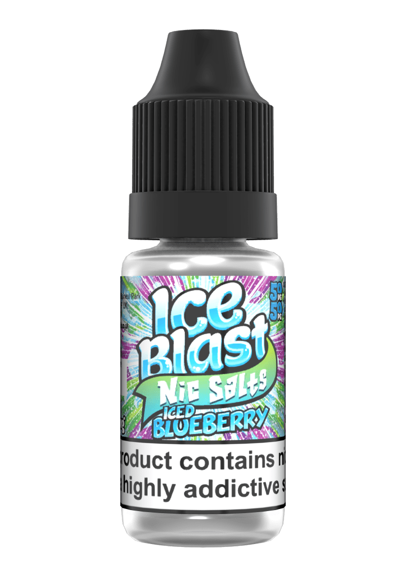 Product Image of ICED BLUEBERRY NIC SALTS E-LIQUID BY ICE BLAST SALTS 10ML