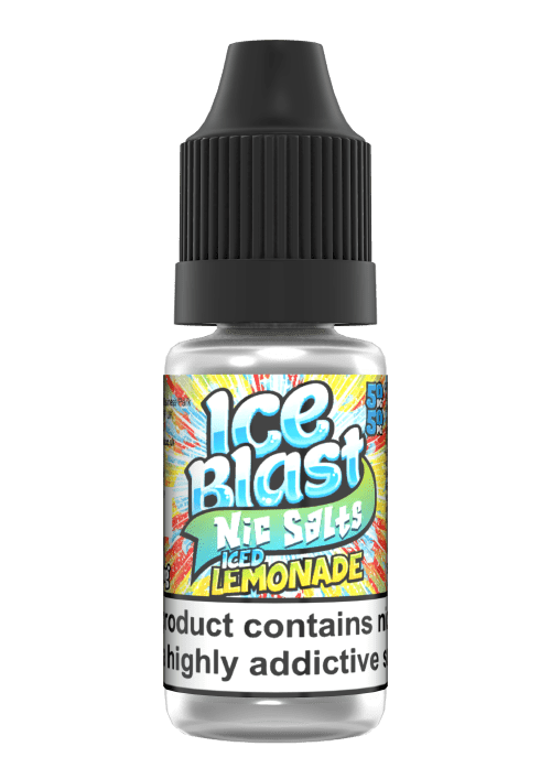 Product Image of Iced Lemonade Nic Salts E-liquid By Ice Blast Salts 10ml