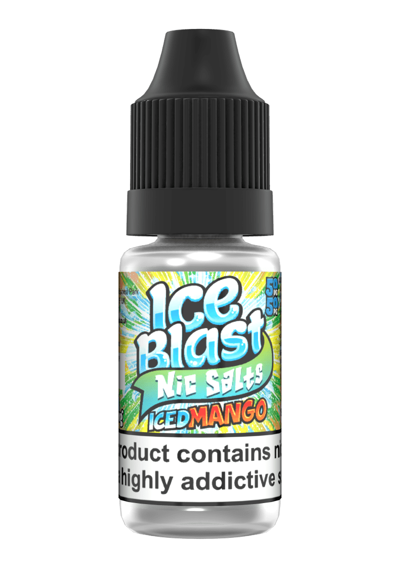 Product Image of ICED MANGO NIC SALTS E-LIQUID BY ICE BLAST SALTS 10ML